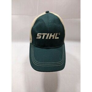 Team STIHL Hat Logo Saws Cap Mesh Back Apparel Farm Seed Baseball Trucker Green